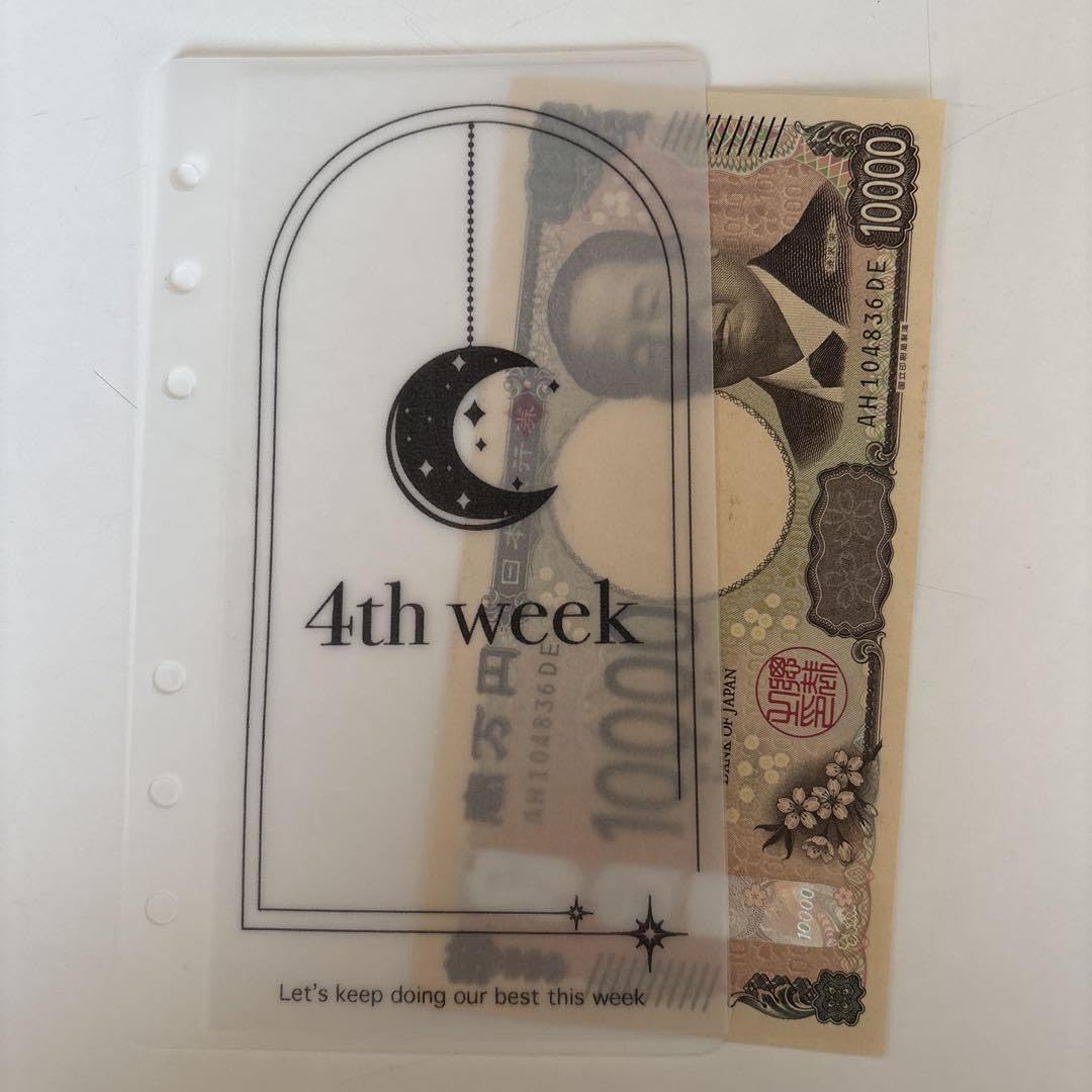 Amazon.co.jp: バインダー 貯金 リフィル 韓国 saving A6サイズ